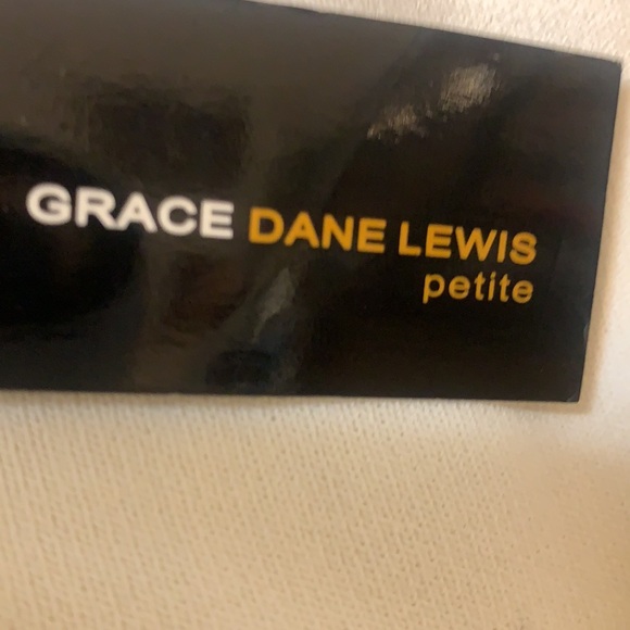 GRACE DANE LEWIS PETITE KNIT SKIRT PEARLS HEMLINE - Picture 6 of 12